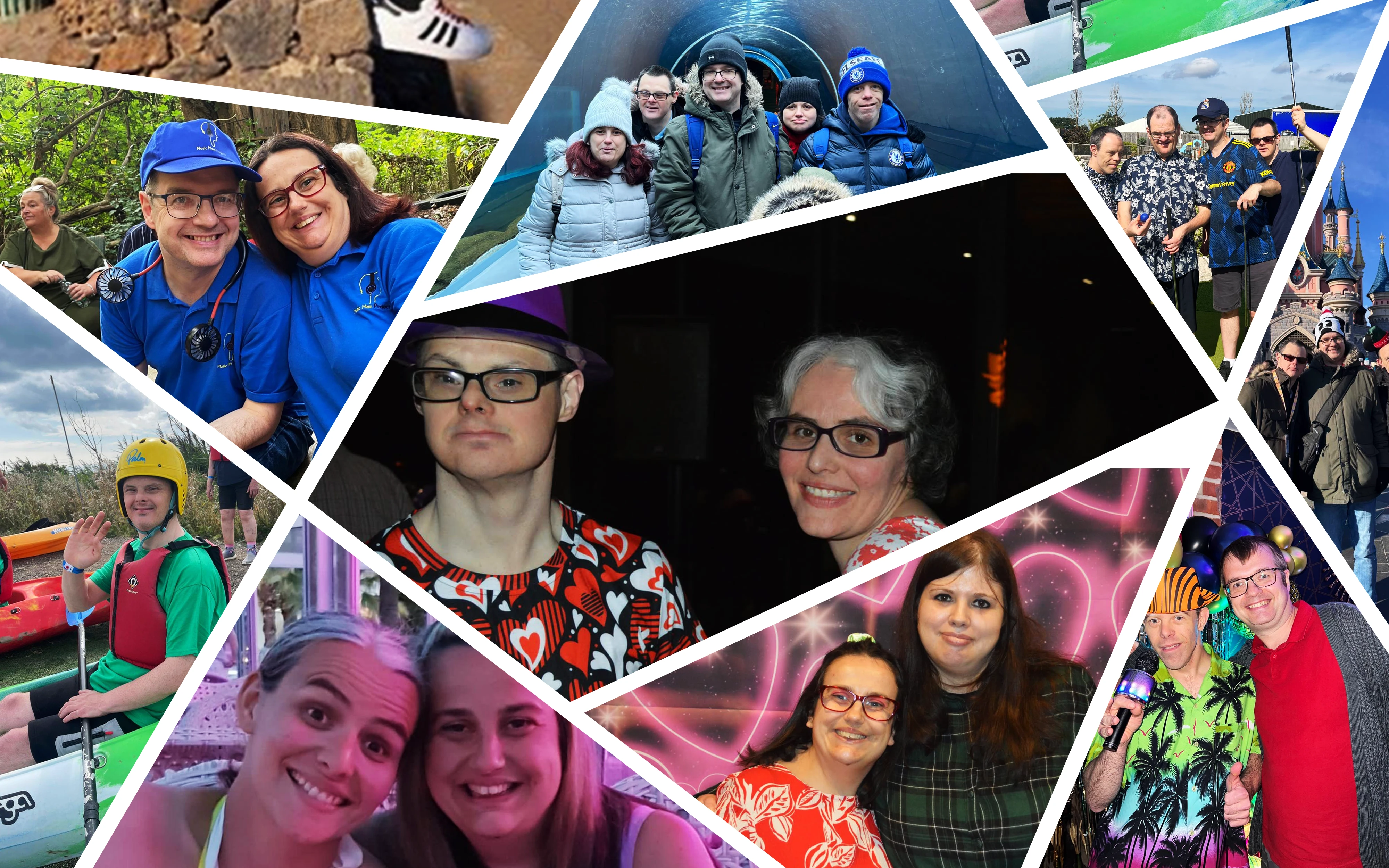 Care professional holding hands